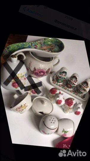 Фарфор/Кухон. предм(14в). Ц/разн