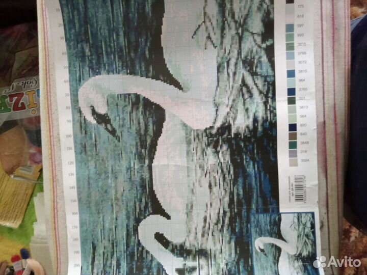 Схема для вышивания и мулине