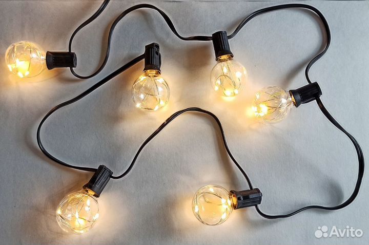 Гирлянда Ретро-лампочки улица