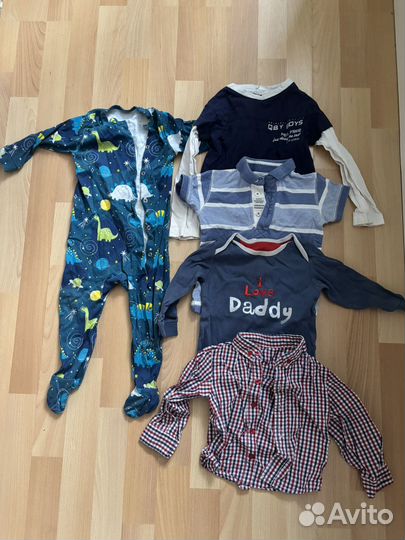 Огромный пакет вещей и обуви на мальчика 80-92р