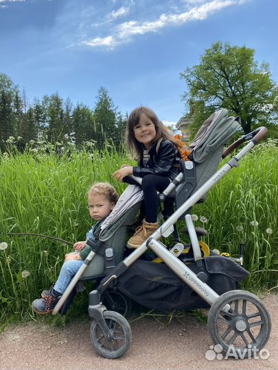 Коляска для погодок и двойни uppababy vista