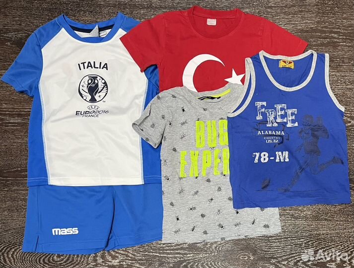 Детские вещи на мальчика 110-128