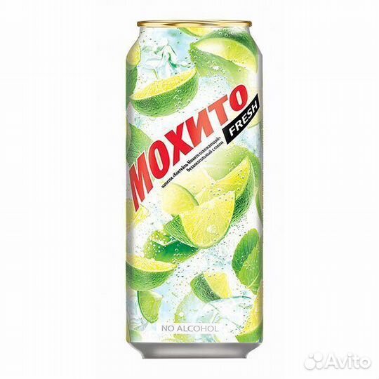 Газированный напиток Мохито Fresh освежающий 0,5 л