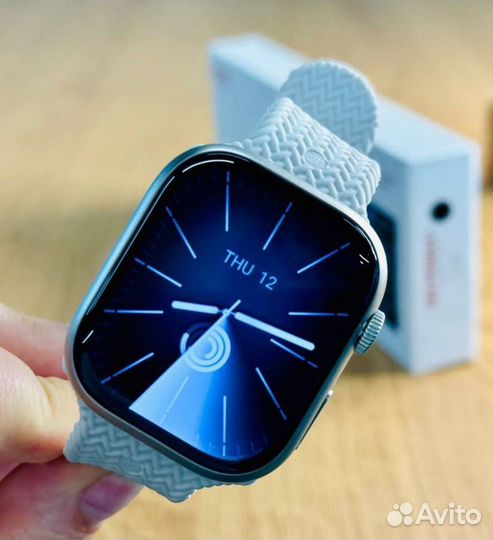 Apple watch HK9 pro max plus Silver