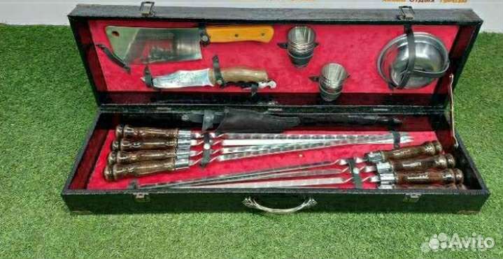 Шашлычный набор подарочный набор шампура