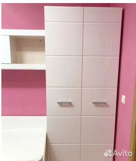 Шкаф 2-х створчатый Симба белый