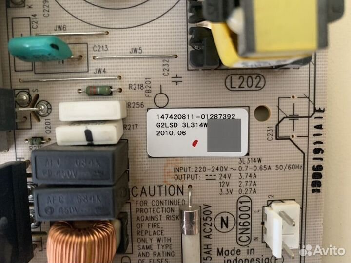 Блок питания PSC10308E для тв