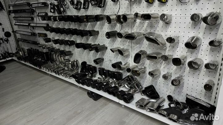 Насадка на глушитель двойные