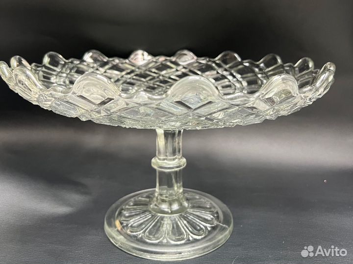 Ваза старинная для фруктов бывш Мальцов.большая