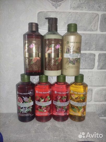 Гель для душа, средства для волос ив роше