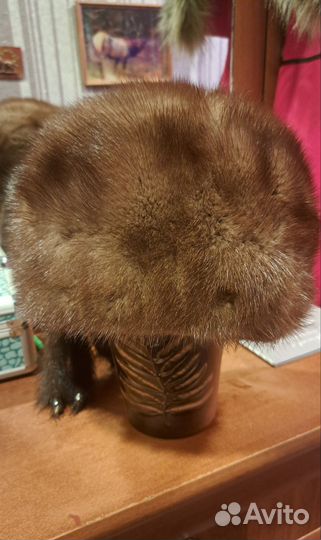 Шапка норковая женская