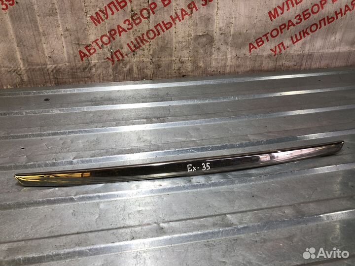 Накладка молдинг крышки багажника Infiniti EX 35