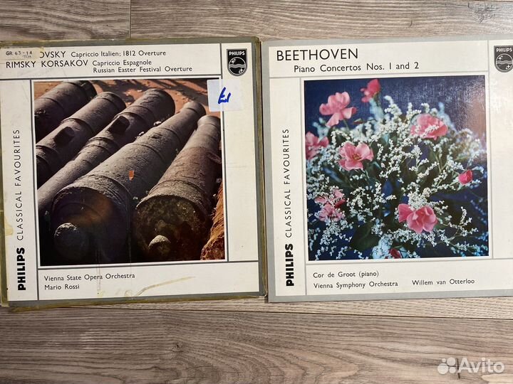 Классика на белом Philips lp, часть 2