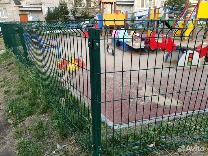 Заборы из 3D сетки