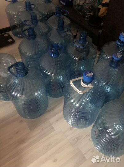 Бутыль 19 литров с ручкой и крышкой