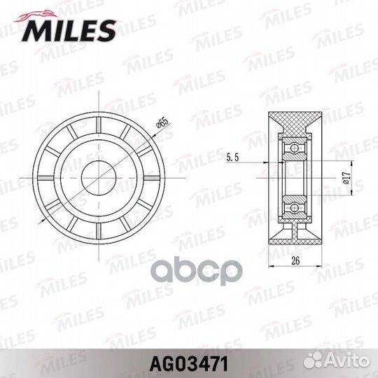 Ролик ремня приводного skoda octavia (5E) 1.6 A
