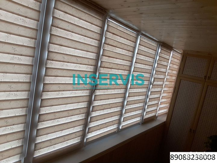 Шторы зебра день ночь