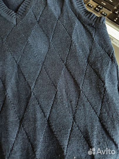 Жилетка для мальчика школьная 128 134