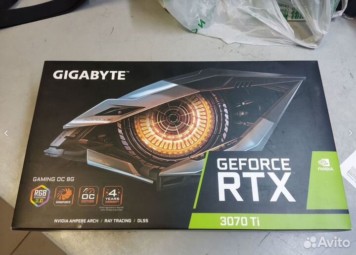 Видеокарта Gigabyte RTX 3070ti gaming OC
