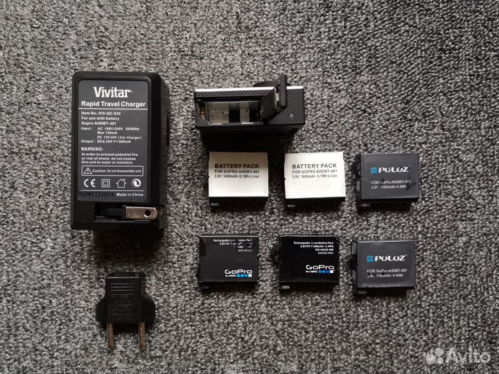 GoPro Hero 4 Black Edition 6 акумов/куча креплений