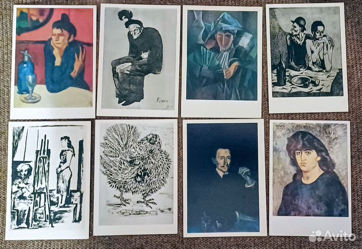 Пабло Пикассо. 30 открыток. 60-80е