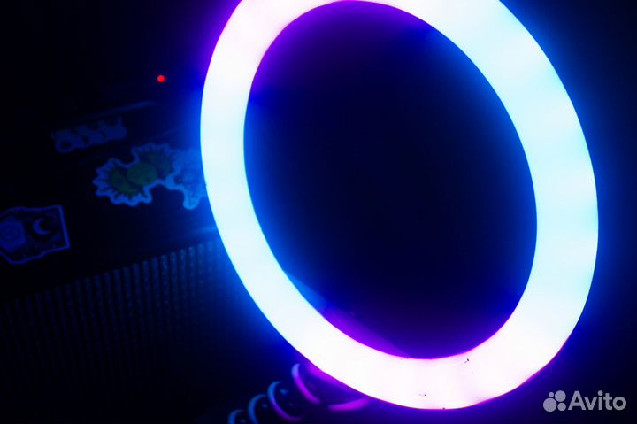 Кольцевая лампа RGB