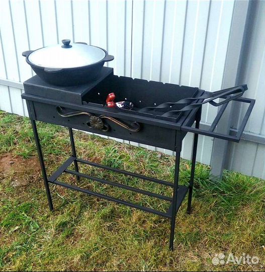 Мангал с подказанником Дачный Хит