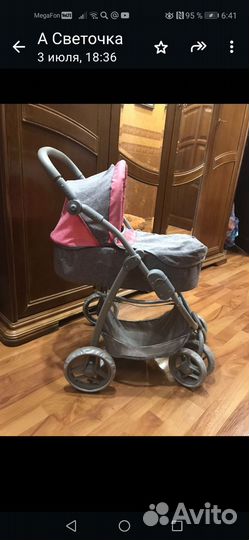 Коляска для кукол трансформер