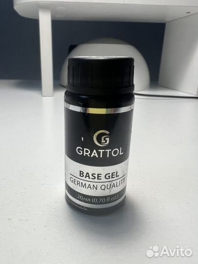 Каучуковая база для гель-лака Grattol Iq 20 мл