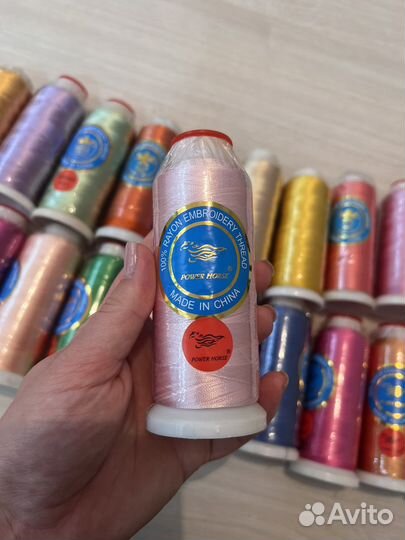 Нитки для машинной вышивки