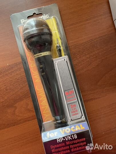 Микрофон для караоке panasonic RP-VK18