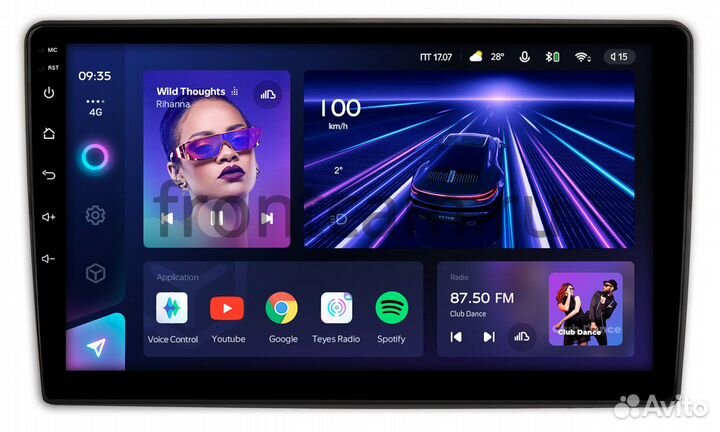 Android Teyes CC3 2K 3/32GB Тиайс Универсальная