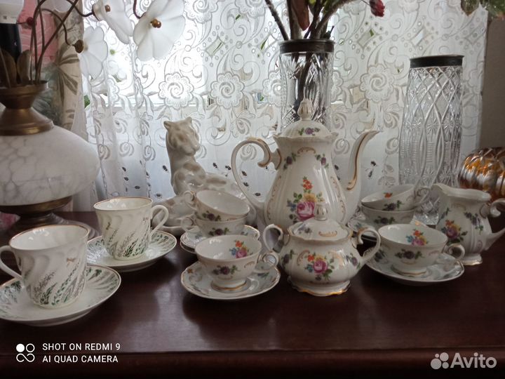 Кофейный сервиз гдр, Райхенбах на 6 персон новые