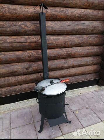 Комплект печь под казан 12л+казан12л+шумовка