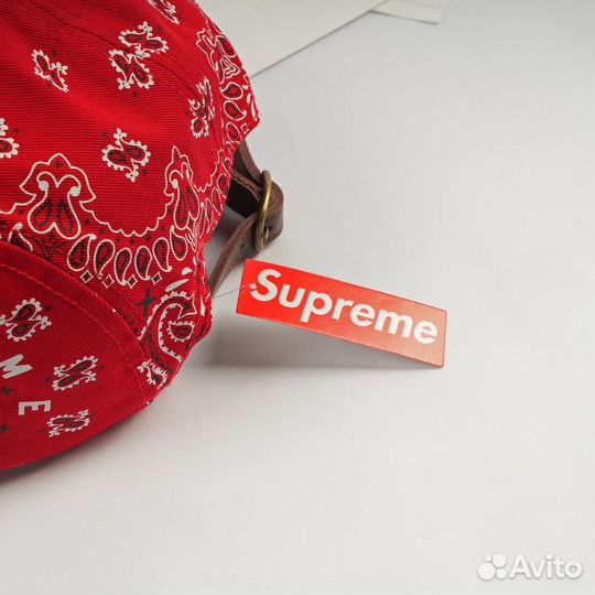 Кепка Supreme Bandana Camp Cap