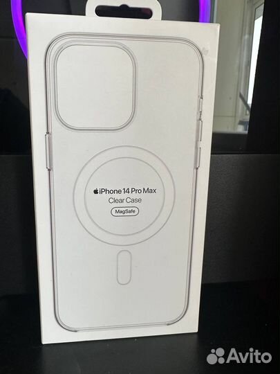 iPhone 14 pro max чехол кожаный фиолетовый