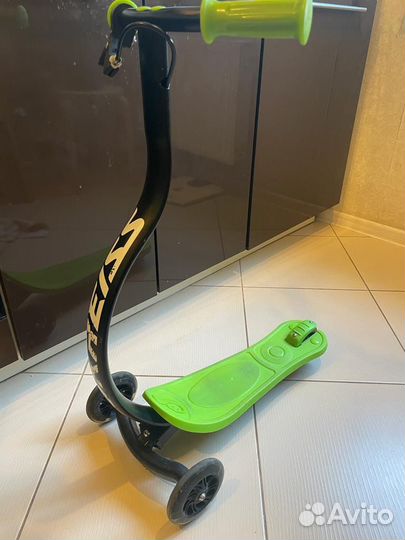Самокат трехколесный kreiss с ручным тормозом