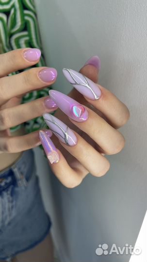Услуги мастера маникюра наращивание педикюр