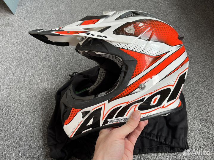 Airoh Aviator Carbon 2.2 кроссовый мотошлем L XL