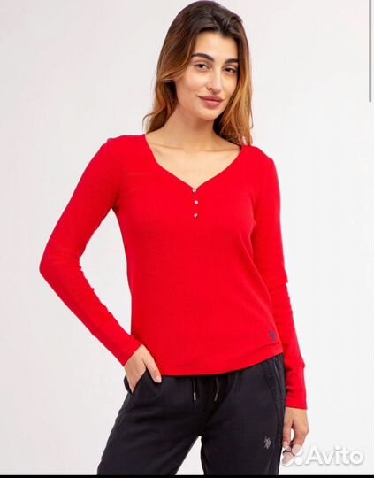 Женский лонгслив uspa