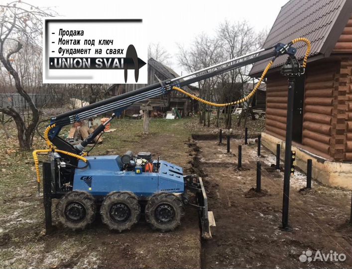 Винтовые сваи с установкой под ключ