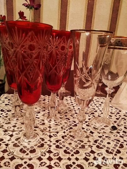 Бокалы фужеры шампанские