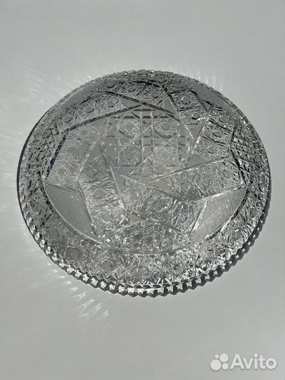 Хрусталь блюдо СССР
