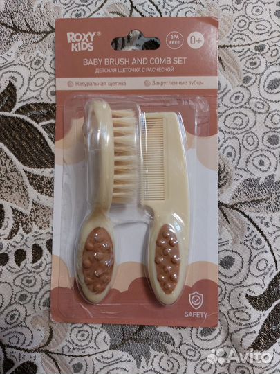 Детская щетка с расческой