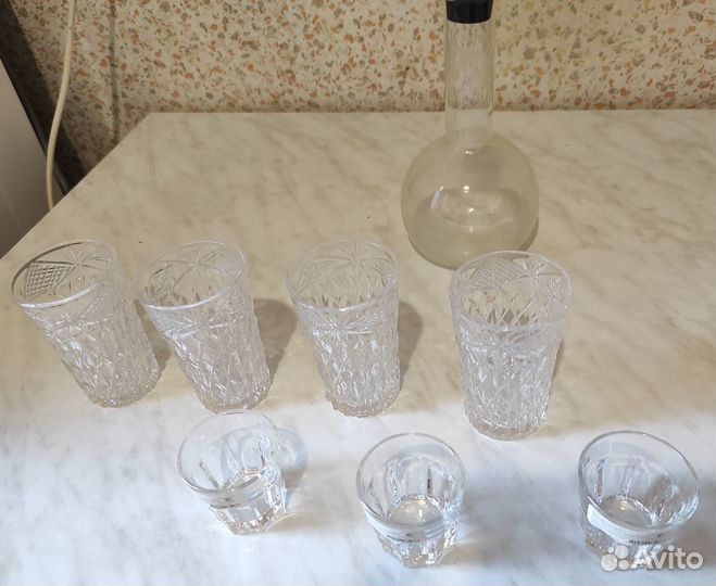 Стаканы рюмки