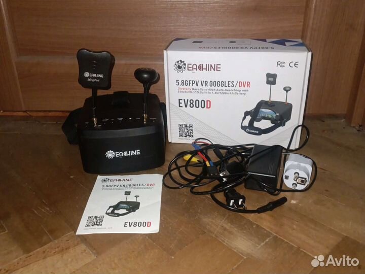 Оригинальный fpv шлем eachine ev800d