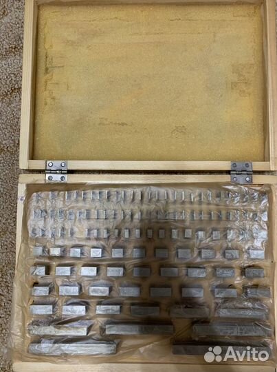 Набор коцевых мер длины номер 3 твердый сплав