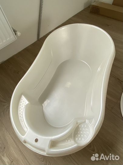 Ванночка для купания, горка, круг