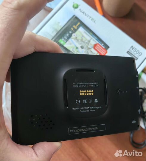 Gps навигатор навител N500 магнитное крепление