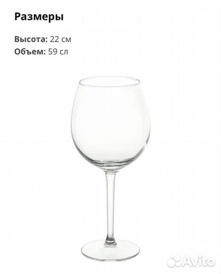 Бокалы для вина IKEA